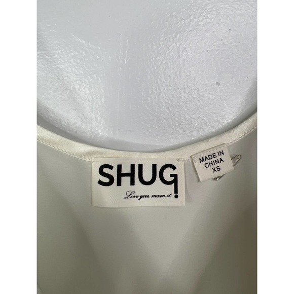 Shug Virginia Adjustable Strap Sexy Cami Top Women's Fresh White Size: XS NWOT - Picture 5 of 9